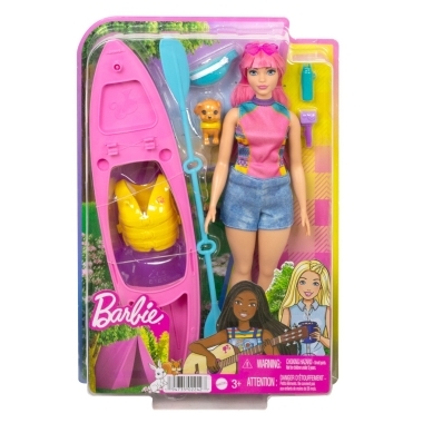 Barbie camping papusa Daisy cu accesorii