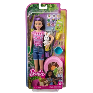 Barbie - Papusa Skipper si set camping