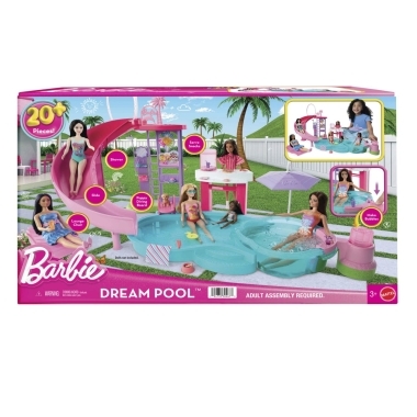 Barbie Set de joaca piscina de vis (cu accesorii)