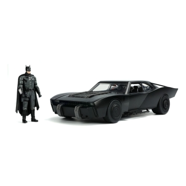 Batman 2022 Hollywood Rides Diecast Model 1/18 2022 Batmobile cu figurina Batman