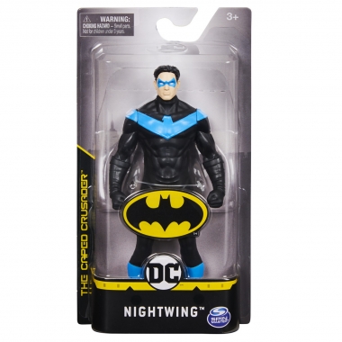 Figurina Nightwing cu costum negru 15 cm