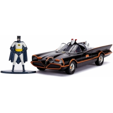 Batmobile (Classic TV) Masinuta din metal 1:32 si figurina 