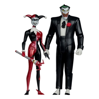 Batman: The Animated Series DC Direct Figurine articulate Harley Quinn & The Joker (Mad Love) (Gold Label) 15 cm