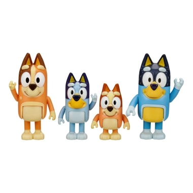 Bluey Set 4 figurine articulate