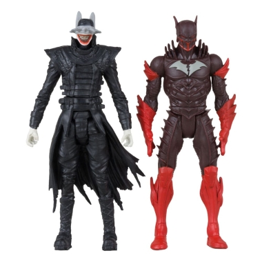 DC Direct Gaming Set 2 figurine articulate Batman Who Laughs & Red Death (Dark Nights Metal #1) 8 cm