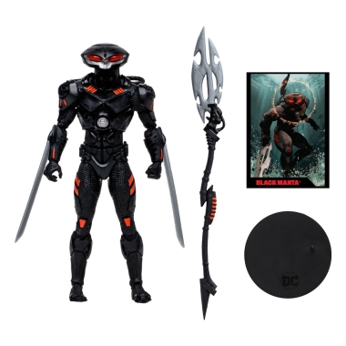 DC Direct Page Punchers Action Figure Black Manta (Aquaman) 18 cm
