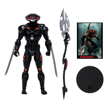 DC Direct Page Punchers Figurina articulata Black Manta (Aquaman) 18 cm