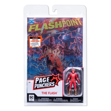 DC Direct Page Punchers Figurina articulata The Flash (Flashpoint) Metallic Cover Variant (SDCC) 8 cm