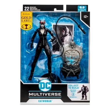 DC Gaming Figurina articulata Catwoman Gold Label (Batman: Arkham City) BAF: Solomon Grundy 18 cm