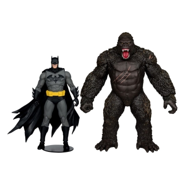 DC Justice League Monsterverse DC Multiverse Set 2 figurine articulate Batman & Kong 29 cm