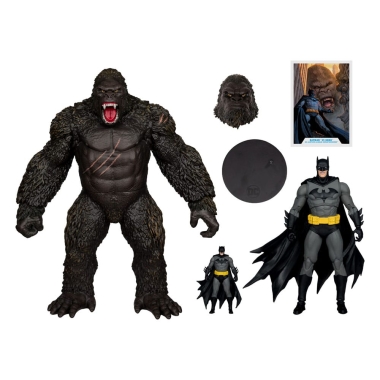 DC Justice League Monsterverse DC Multiverse Set 2 figurine articulate Batman & Kong 29 cm