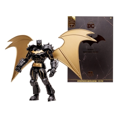 DC Multiverse Figurina articulata Batman (Hellbat) (Knightmare) (Gold Label) 18 cm