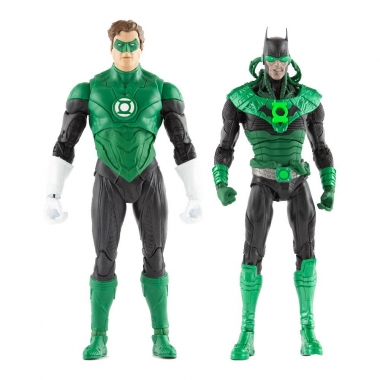 DC Multiverse Set figurine articulate Batman Earth-32 & Green Lantern 18 cm