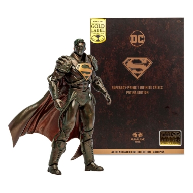 DC Multiverse Figurina articulata Superboy Prime (Patina) (Gold Label) 18 cm