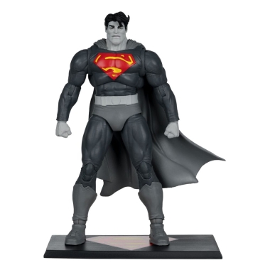 DC Multiverse Figurina articulata Superman (The Dark Knight Returns) (Black & White Accent Edition) (Gold Label) 18 cm