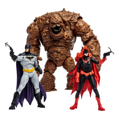 DC Multiverse Set figurine articulate Clayface, Batman & Batwoman (DC Rebirth) (Gold Label) 18 cm