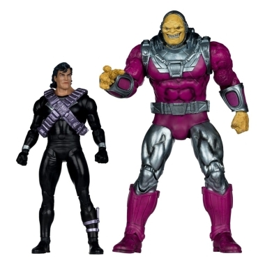 DC Multiverse Megafig Set 2 figurine articulate Mongul vs Superman (Return of Superman) 25 cm