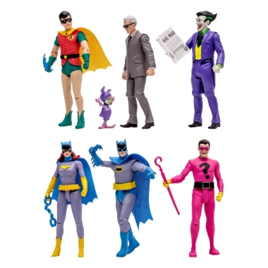 DC Retro Action Figures 15 cm Wave 9 The New Adventures of Batman Sortiment (6 figurine)