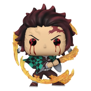 Demon Slayer: Kimetsu no Yaiba POP! Figurina vinil Tanjiro(Sun Breathing) 9 cm 