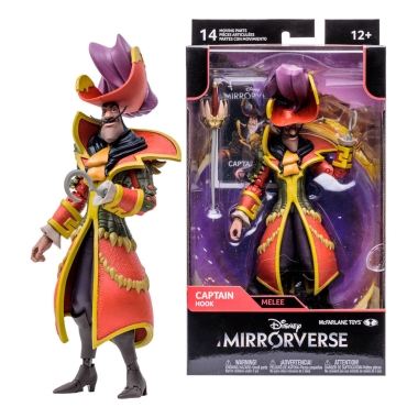 Disney Mirrorverse Figurina articulata Captain Hook 18 cm