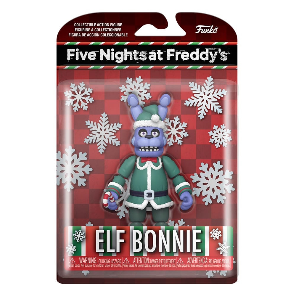 Five Nights at Freddy's Figurina articulata Holiday Bonnie 13 cm, Five  Nights at Freddy's (FNAF) 