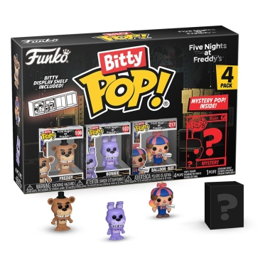 Five Nights at Freddy's Bitty POP! Set 4 minifigurine vinil Freddy 2.5 cm