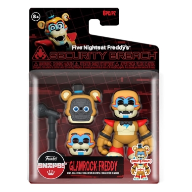 Five Nights at Freddy's Snap Action Figure Glamrock Freddy 9 cm