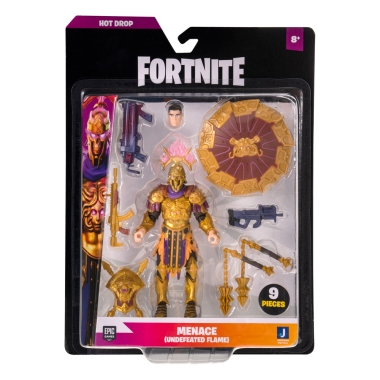 Fortnite Hot Drop Figurina articulata Menace Undefeated Flame 10 cm