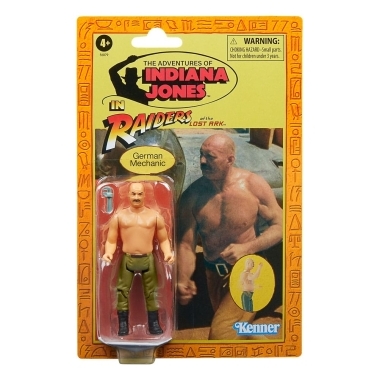 Indiana Jones Retro Collection Actionfigur German Mechanic (Raiders of the Lost Ark) 10 cm