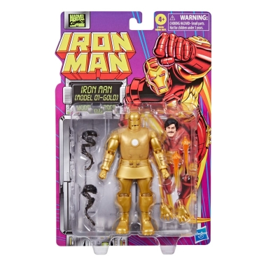 Iron Man Marvel Legends Figurina articulata Iron Man (Model 01-Gold) 15 cm