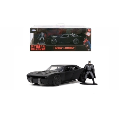 Batmobile (Batman 2022) Masinuta din metal 1:32 si figurina