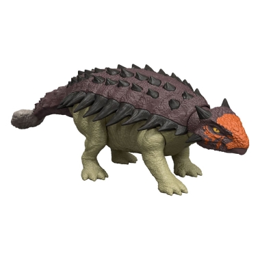 Jurassic World Rebirth Figurina articulata Wild Roar Ankylosaurus cu sunete 25 cm