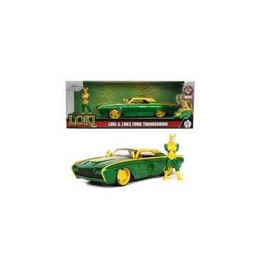 Marvel Diecast Model 1/24 Ford Thunderbird Loki