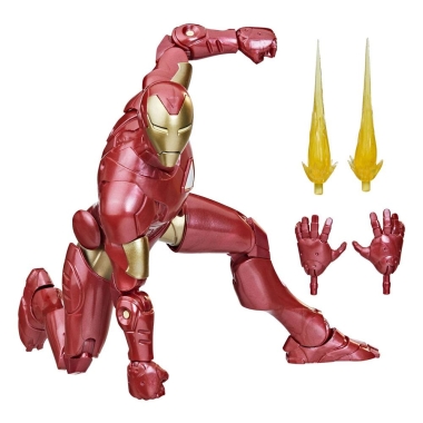 Marvel Legends Avengers Figurina articulata Iron Man (Extremis) (Puff Adder BAF) 15 cm 