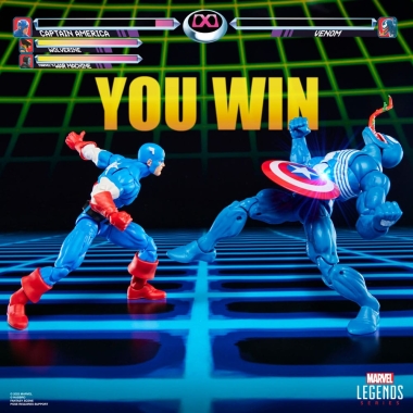 Marvel Legends Gamerverse Set 2 figurine articulate Captain America vs. Venom 15 cm