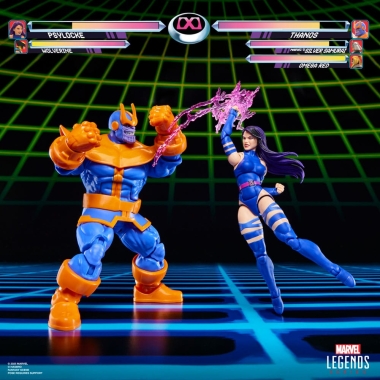 Marvel Legends Gamerverse Set 2 figurine articulate Psylocke vs. Thanos 15 cm