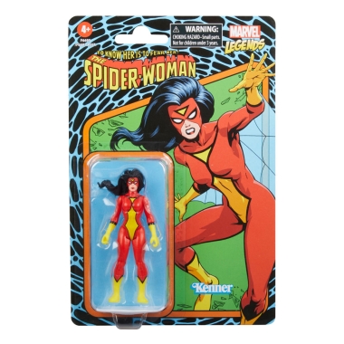 Marvel Legends Series Retro Action Figure Spider-Woman 10 cm