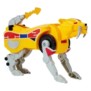 Mighty Morphin Power Rangers Figurina articulata Sabertooth Tiger Combinable Dinozord 20 cm