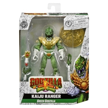 Mighty Morphin Power Rangers x Godzilla Figurina articulata Green Godzilla