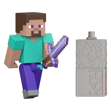 Minecraft Figurina articulata Steve 8 cm