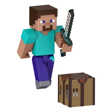 Minecraft Figurina articulata Steve 8 cm