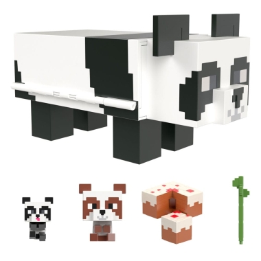 Minecraft Mob Head Minis Playset Panda Playhouse