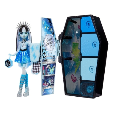 Monster High:Skulltimate secrets Fearidescent Papusa Frankie Stein cu accesorii