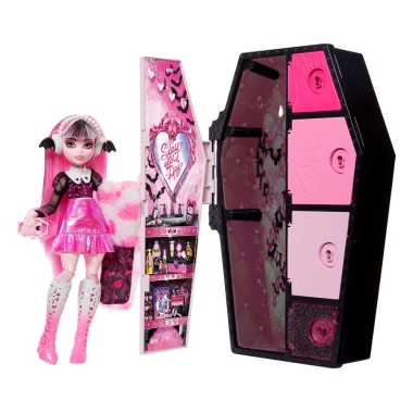 Monster High: Skulltimate secrets Fearidescent Papusa Draculaura cu accesorii