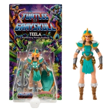 MOTU x TMNT: Turtles of Grayskull Figurina articulataTeela 14 cm