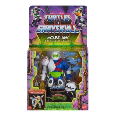 MOTU x TMNT: Turtles of Grayskull Figurina articulata (Deluxe) Mouse-Jaw 14 cm