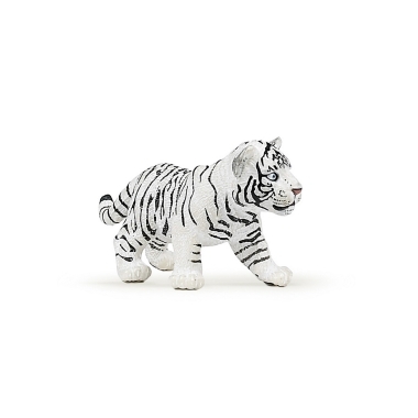 Papo - figurina pui de tigru alb