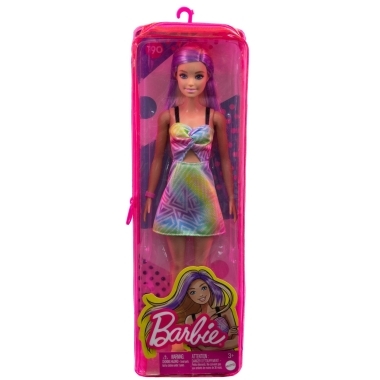 Barbie Fashionistas blonda cu suvite mov