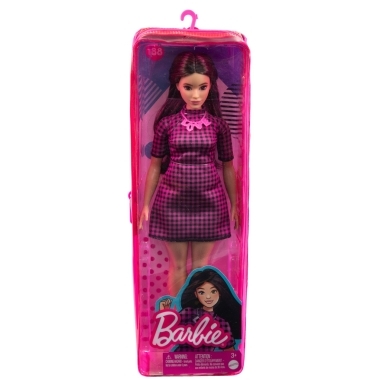 Barbie Fashionistas satena cu rochie mov
