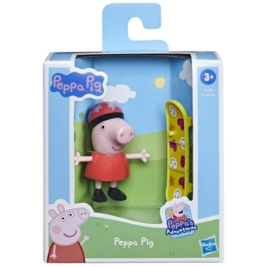 Peppa Pig figurina prietenii amuzanti Peppa Pig cu skateboard 7cm